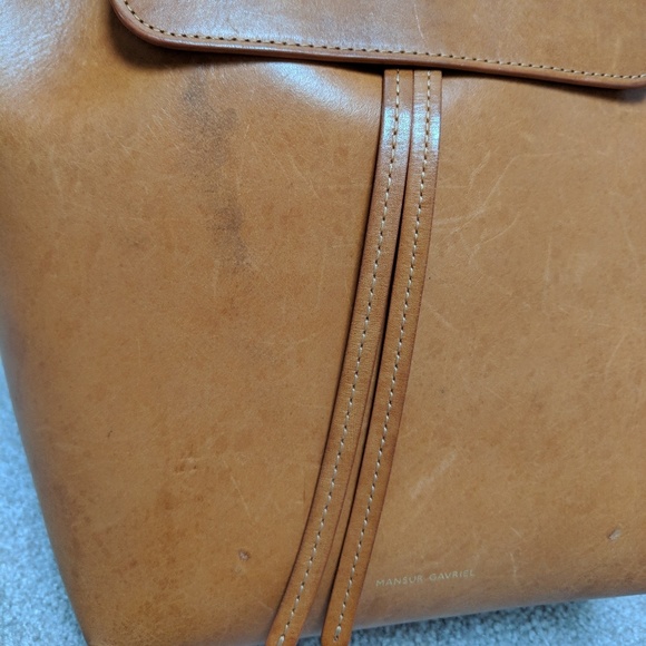 Mansur Gavriel Tanned Mini Backpack - Picture 4 of 7